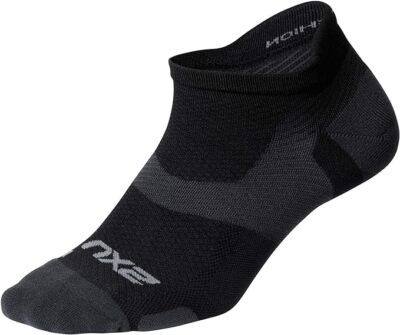 2XU Unisex Vectr Cushion No Show Socks Provides Advanced