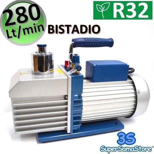 3S VACUUM PUMP 10 CFM 1 HP 280 L/Min DOUBLE STAGE AIR CONDITIONING R32