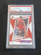 Scottie Barnes 2021 Chronicles Rookies & Stars Blue #111 48/99 Psa 9