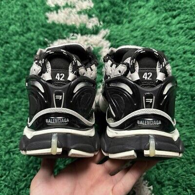Size 9 - Balenciaga Runner Sneaker Black White - Super Clean Size 9 - Balenciaga Runner Sneaker Black White - Super Clean