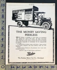 1913 PEERLESS MOTOR CAR TRUCK RUMFORD BAKING POWDER CHEMICAL WORKS AD FC7194