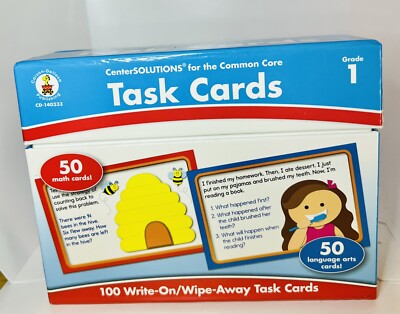 Task Cards Learning Cards, Grade 1 (2013, Cards,Flash Cards)