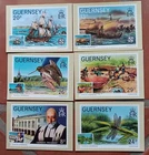GUERNSEY  1982 HISTORIAL EVENTS  COMPLETE SET 6  FIRST DAY CANCEL PTT  MAXICARDS