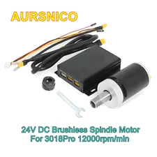 DC 24V Brushless Motor w/ Drive Kit 12000rpm For 3018 PRO CNC Engraving Machine