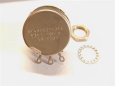 Mil-Spec Clarostat RV4NAYSD501A / 53C3-500-S 500 Ohm10% Potentiometer 1/4"Shaft