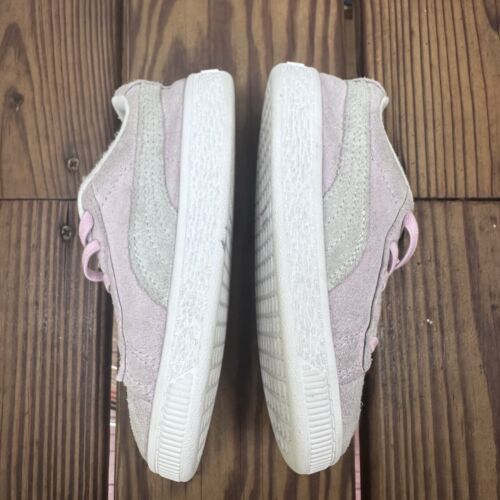 Puma Kids Suede Classic XXI Shoes Toddler Sz 10C Pink White Sneakers Trainers - Picture 3 of 6