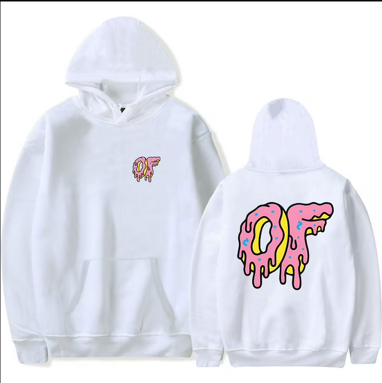 Sudadera con capucha de 2 caras, Odd Future Dripping Logo Hoodie, regalo para fans