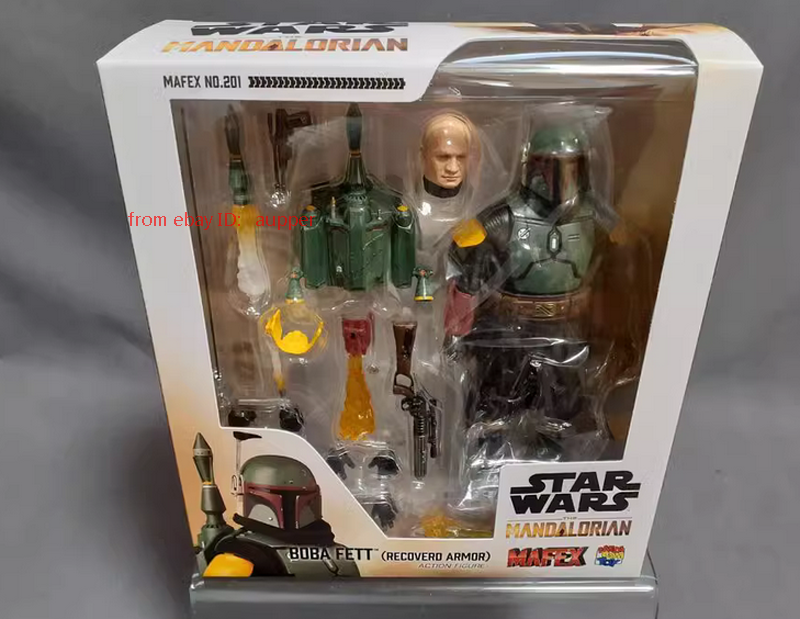 Medicom Mafex No.201 Boba Fett Recoverd Armor The Mandalorian Star