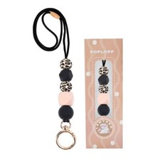Teacher Lanyards for ID Badges and Keys Silicone Beaded Women Nurse Employees