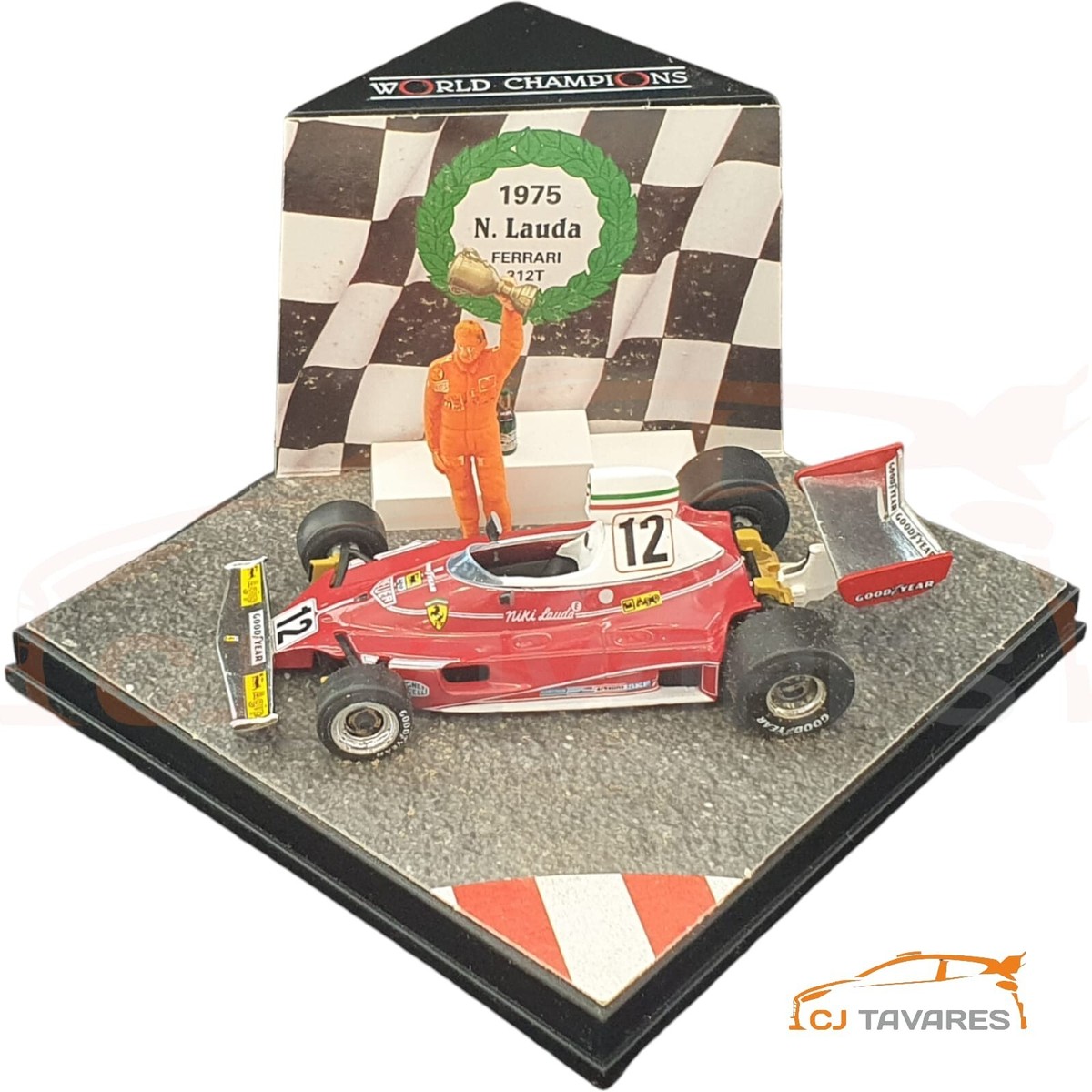 SPEEDS/QUARTZO FERRARI 312T #12 N LAUDA F1 WORLD CHAMPIONS 1975 1