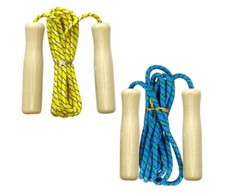 Wooden Skipping Rope Exercise Jumping Games Kids Adult Fitness Boxing Gym New