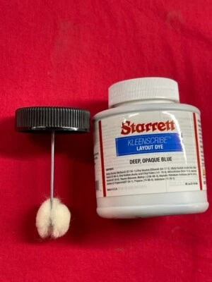 Starrett 1610-4 Kleenscribe Layout Dye 4 oz. Plastic Bottle IN STOCK