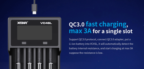 Xtar VC4SL 4 Channel USB-C powered battery charger - Picture 7 of 12