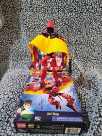 LEGO Ben 10 Alien Force  Spidermonkey And Jet Ray Buildable Aliens Setof2 Built