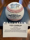Chris Chambliss Autographed/Signed Baseball TRISTAR