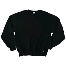 VTG Russell Athletic Black Long Sleeve Sweatshirt- Size L