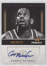2013-14 Panini Pinnacle Auto Cedric Maxwell #40 Auto no9