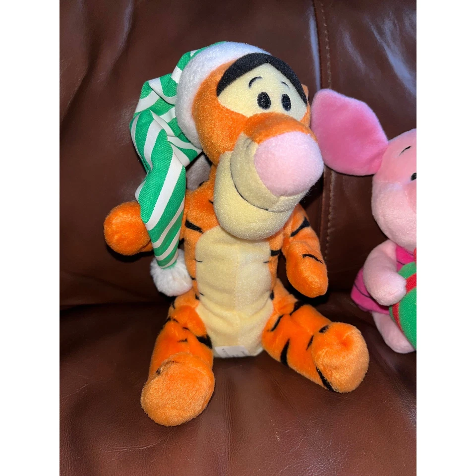Disney Winnie the Pooh Holiday Beans Tigger Piglet Plush Set - Image 2 of 4