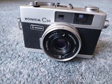 Konica C35 Automatic Film Camera 38mm HEXANON 1:2.8 From JAPAN GREAT SHAPE