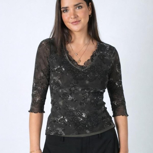 Women Street one Shirt Grey Elastane 40