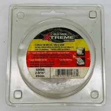 Blu Mol Xtreme 5869B Hole Saw 2-9/16"/65mm Cobalt Steel Bi-Metal Cat Eye Opening