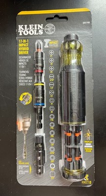 Klein Tools 32517HD KNECT 17-in-1 Impact-Rated Hybrid Screwdriver Nut Driver 869