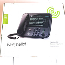 Caption Call Phone Hearing Impaired Touch Screen Model 78T Ethernet