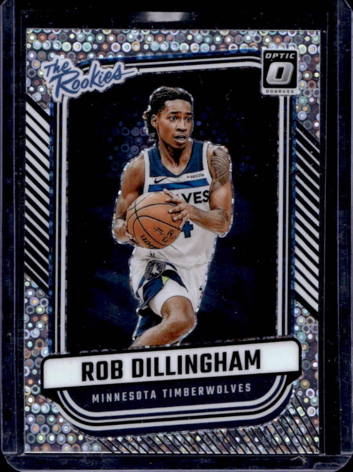 2024-25 Donruss Optic Rob Dillingham The Rookies Fast Break Holo RC #5