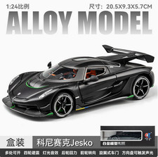 Large-sized Koenigsegg 1:24 scale model, imitating a real alloy supercar