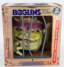 Boglins Gold Horned King Drool 8” Monster Puppet #0940 1st Edition Triaction