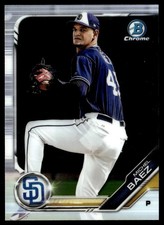 2019 Bowman Chrome Prospects Michel Baez San Diego Padres #BCP-106