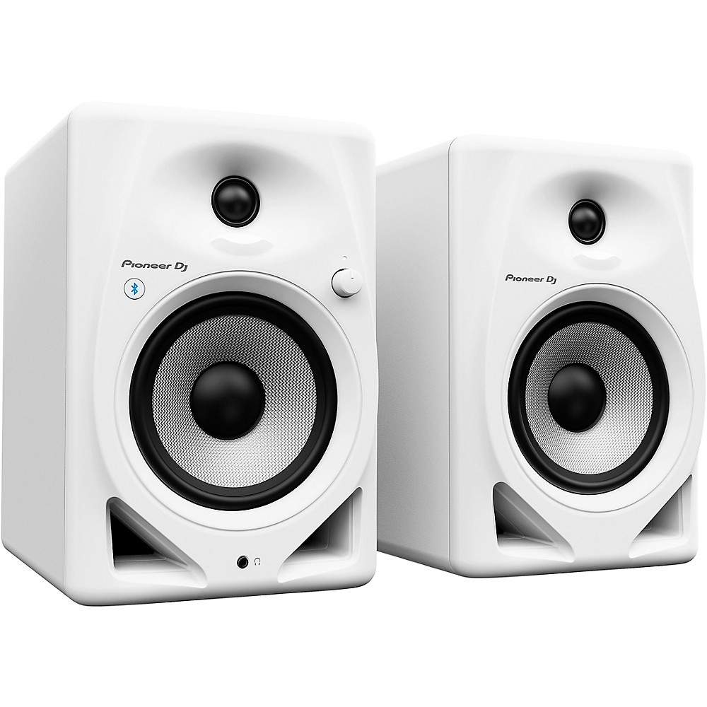 Pioneer DJ DM50DBT 5" Desktop Monitor System wBluetooth Functionality Wht LN