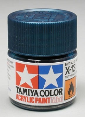 Tamiya Acrylic X-13 Metallic Blue Paint Jar 81513