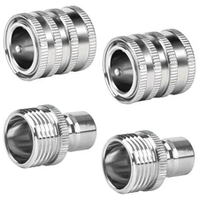 Garden Hose Quick Connect Water Hose Fitting 3/4 Inch Female Male Connector Set