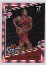 2021-22 Panini Donruss The Rookies Holo Pink Laser Scottie Barnes #4 19g2