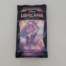 🌟 1 x THE FIRST CHAPTER ELSA Lorcana Booster Pack Disney TCG NEU SEALED 🌟