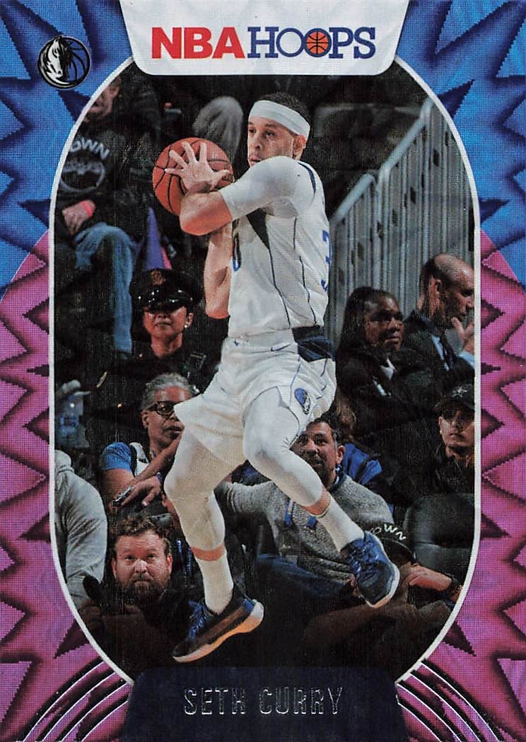 2020-21 Panini NBA Hoops - Seth Curry #44 Purple Explosion