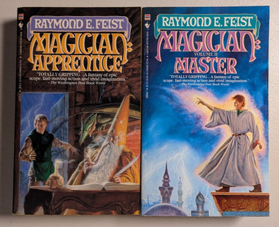 Raymond E. Feist - Magician Apprentice & Master - 1st/1st Fantasy Paperbacks VG+