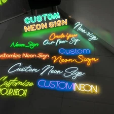 Custom Personalized Neon LED Light Sign Party Wedding Beer Bar Room Wall Decor