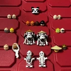 Lego Minifigure Replacement Head Lot Of 21 Marvel Ninjago POTC Star Wars