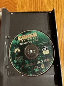 Sega Saturn Congo The Movie: The Lost City of Zinj Authentic Complete CIB HTF