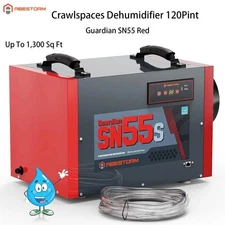 Abestorm 120PPD Crawlspaces Dehumidifier Basement Garage Attic Warehouse 1300 Sq