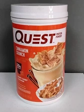 Quest Protein Powder, Cinnamon Crunch, 20g Protein, 1.6 lb., 25.6 oz EXP 12/2026