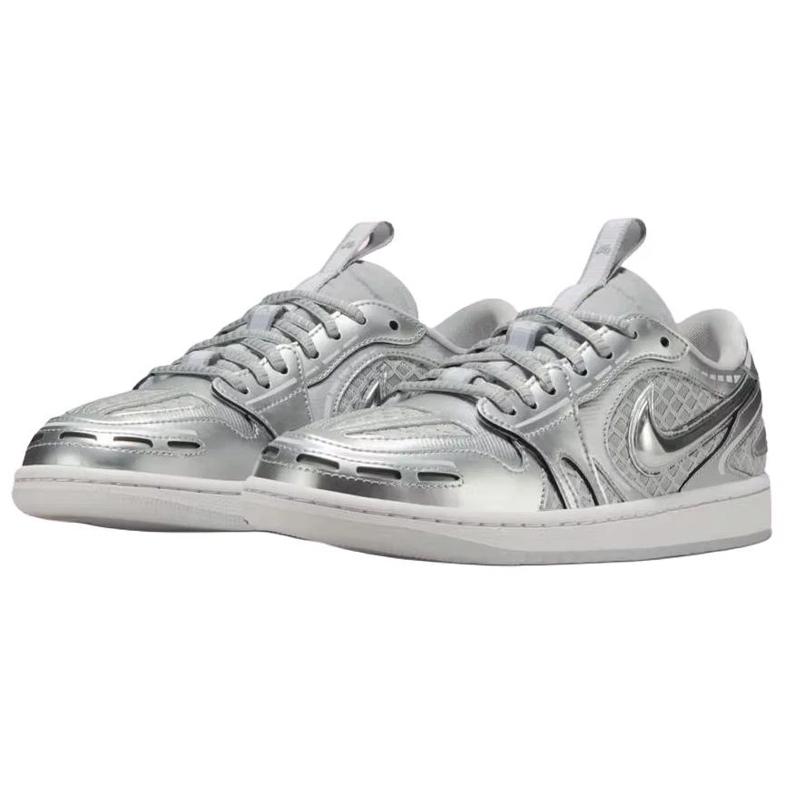 Air Jordan 1 Método de Hacer V3 Bajo Metálico Plateado W - HQ2186-002 Foto 3 de 4