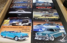 Danbury Mint Models 1958 Chevrolet Impala Nomad Porsche Lot Of 13 Brochures