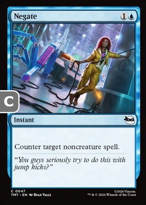 MTG Negate Teenage Muntant Ninja Turtles Common Instant  NM