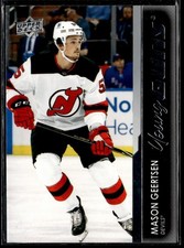 2021-22 Upper Deck Young Guns Mason Geertsen Rookie New Jersey Devils #470