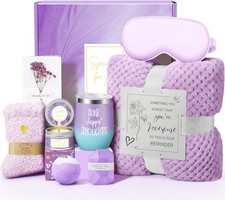 Valentines Day Gifts for Her Women Daughter Girlfriend Wife, Happy Purple