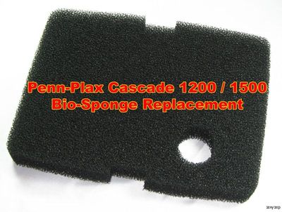 8 Bio Sponge Filter Pads - Penn-Plax Cascade 1200 1500