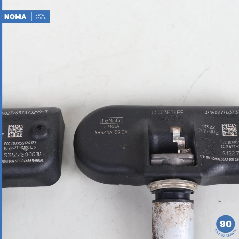 2010 Land Rover Range Rover L322 Tire Pressure Monitor Sensor TPMS Set of 2 OEM - Image 4 of 4